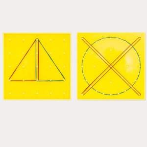 Geoplano Doble Cara 17x17 cm 3062